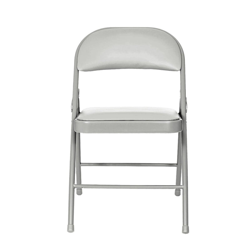 Hampden Furnishings Bernadine Basics Collection Vinyl Folding Chair, Pack of 4