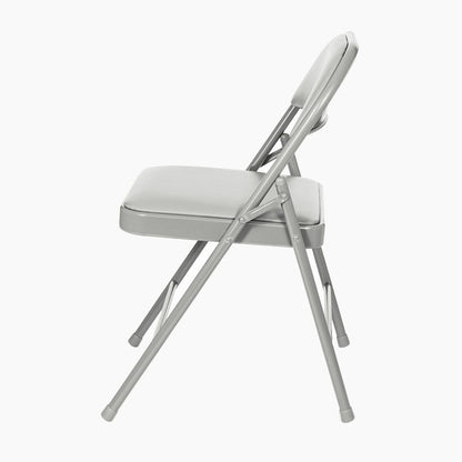 Hampden Furnishings Bernadine Basics Collection Vinyl Folding Chair, Pack of 4