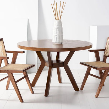 Round Solid Wood Dining Table, 48" Diameter x 30" Height