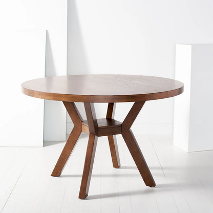 Round Solid Wood Dining Table, 48" Diameter x 30" Height