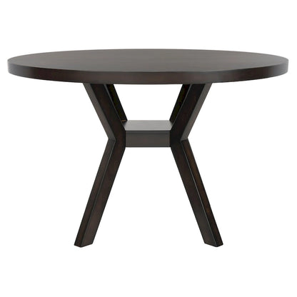 Round Solid Wood Dining Table, 48" Diameter x 30" Height