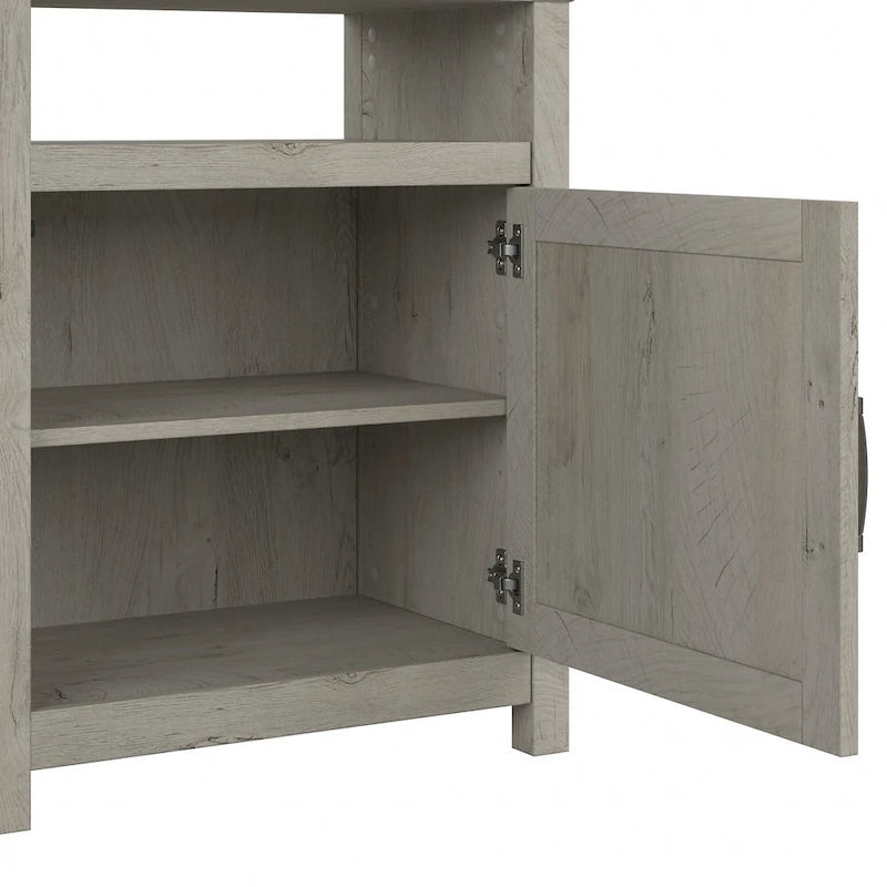 Cottage Grove TV Stand for 70 Inch TV with Bookcases by Bush Furniture
