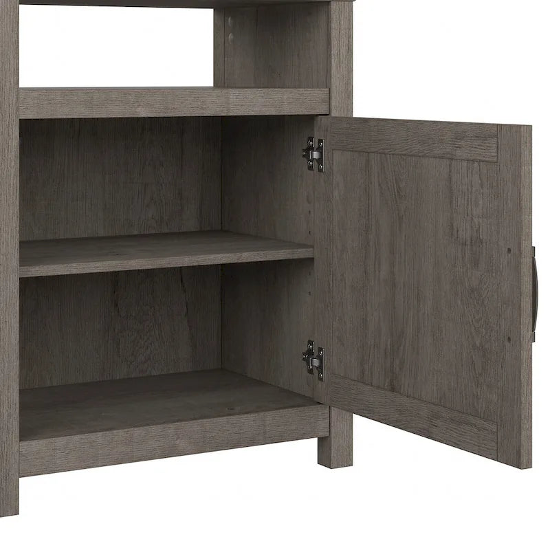 Cottage Grove TV Stand for 70 Inch TV with Bookcases by Bush Furniture