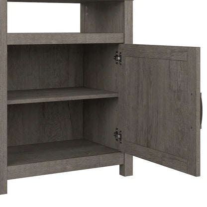 Cottage Grove TV Stand for 70 Inch TV with Bookcases by Bush Furniture