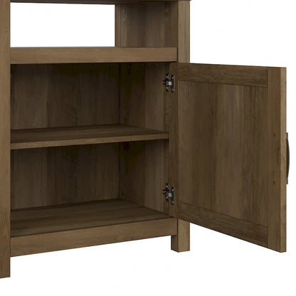 Cottage Grove TV Stand for 70 Inch TV with Bookcases by Bush Furniture
