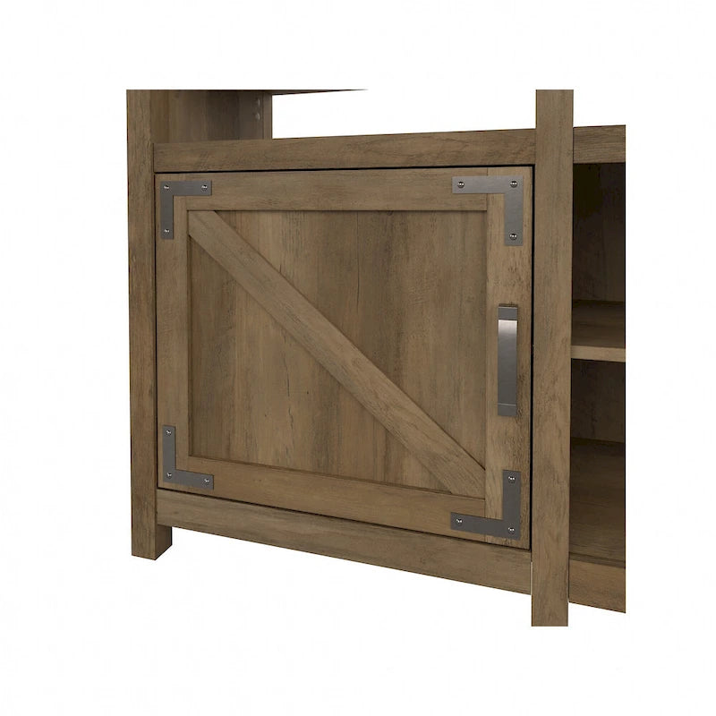 Cottage Grove TV Stand for 70 Inch TV with Bookcases by Bush Furniture