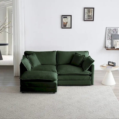 2 Seater L-Shaped Sectional for Small Living Space