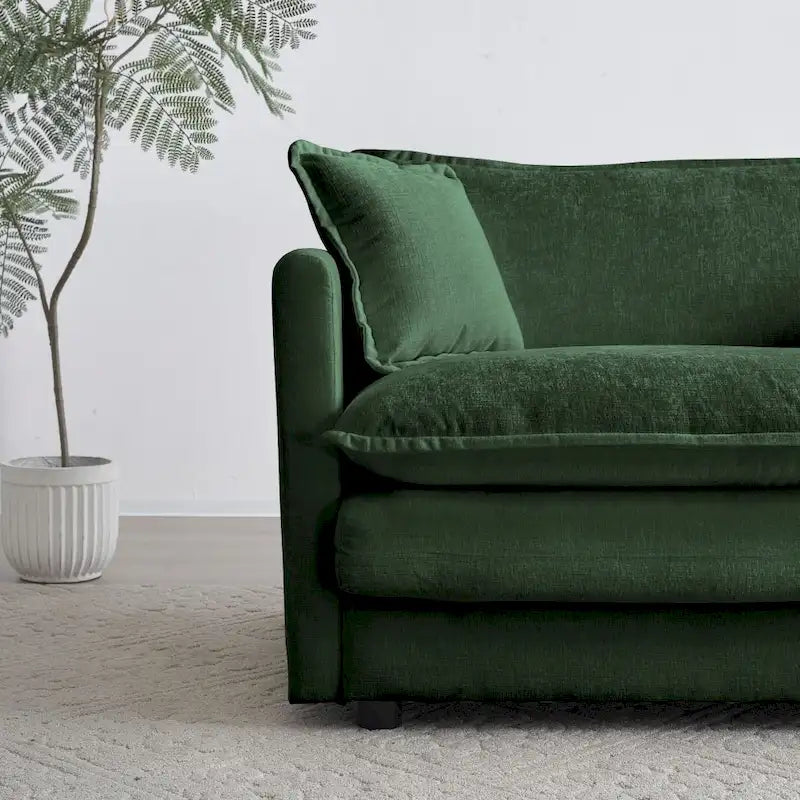 2 Seater L-Shaped Sectional for Small Living Space