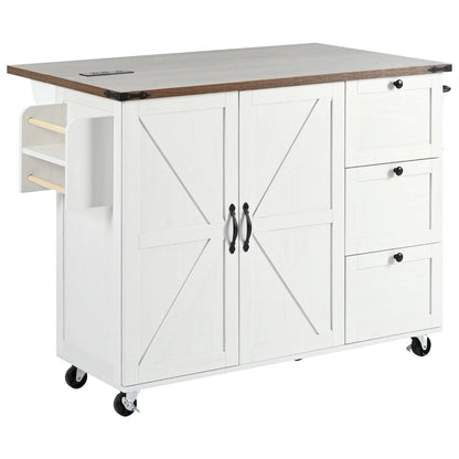 Rolling Kitchen Cart on Wheels,for Home,Kitchen and Dining Room