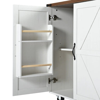 Rolling Kitchen Cart on Wheels,for Home,Kitchen and Dining Room